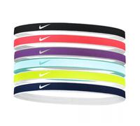 Nike Swoosh Sport Headbands 6-Pack Tipped Unisex one size Mehrfarbig