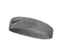 Nike Stirnband Swoosh (70% Baumwolle) grau/schwarz - 1 Stück