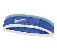 Frottee Stirnband Nike Swoosh - white/blue/light blue - Blau