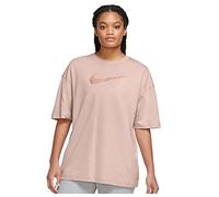 Nike Swoosh T-Shirt Pink Oxford/Light Curry/Rose W XS