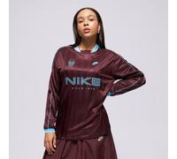 NIKE T-SHIRT W NSW LS JERSEY US:S Dunkelrot