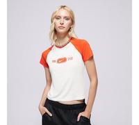 NIKE T-SHIRT W NSW NK CHLL KNT TEE RGLN Cremefarben Damen