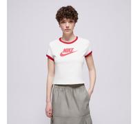 NIKE T-SHIRT W NSW SS RINGER TEE VNTG RUN Cremefarben Damen