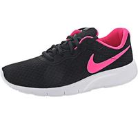 Nike Tanjun, Mädchen Laufschuhe, Schwarz (Black/Hyper Pink-White), 36 EU (3.5 Kinder UK)