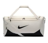 Sporttasche NIKE "NK BRSLA M DUFF - X", light bone, schwarz, schwarz, Obermaterial: 100% Polyester, Taschen Sporttasche, für Erwachsene, mit Reißverschlusstasche vorne (72911342-0) light bone, schwarz