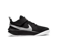 NIKE Team Hustle D 10 Solid, Black Metallic Silver Volt White, 28 EU