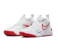 NIKE Team Hustle D 11 Basketballschuhe ältere Kinder 102 - summit white/track red-white 40