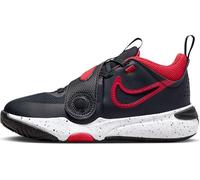 Nike Team Hustle D 11 jüngere Kinder Schuh, Black/University Red-White, 28 EU