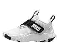 NIKE Team Hustle D Basketballschuhe Kinder 101 - white/white-black 32