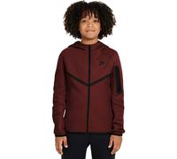 Nike Tech Fleece Full-Zip Hoodie Kinder 158-170 Bordeaux/Schwarz