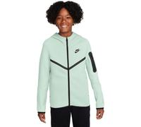 Nike Tech Fleece Full-Zip Hoody Kids 147-158 Grün/Schwarz