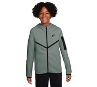 Nike Tech Fleece Full-Zip Hoody Kinder 147-158 Grün/Schwarz
