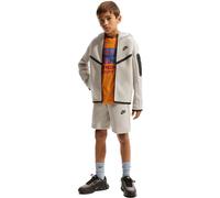 Nike Tech Fleece Full-Zip Kapuzenjacke Kinder 128-137 Beige/Zwart
