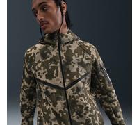 Nike Tech Windrunner-Camo-Jacke aus Fleece mit durchgehendem Reißverschluss (Herren) - Braun L HV0955-276