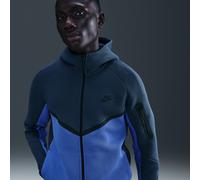 Nike Tech Windrunner-Jacke aus Fleece mit durchgehendem Reißverschluss (Herren) - Blau XS HV0949-438