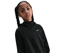 NIKE Therma-FIT 1/2-Zip langarm Trainingsshirt mit Kapuze Kinder 010 - black/black/reflective silv M (137-147 cm)