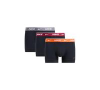 Nike Trunk Dry Fit Boxershorts schwarz orange rot (3er-Pack) - M