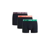 Nike Trunk Dry Fit Boxershorts schwarz grün orange (3er-Pack) - XL