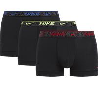 Nike Boxershorts Trunk Baumwoll-Stretch 3er-Pack Schwarz/Rot/Blau Größe S