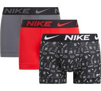 Nike Trunk 3PK Unterwäsche, Blk Air Max Print/Uni Red/Drk Grau, XS Herren