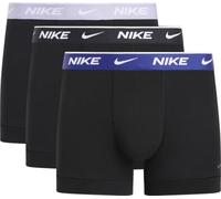 Nike Trunk 3PK Unterwäsche, Blk-Hydrangeas/Deep Night/Black, M Herren