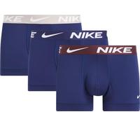 Nike Trunk 3PK Unterwäsche, BV-CLEGE Grey/Blue Void/Bur Crush, XS, Herren