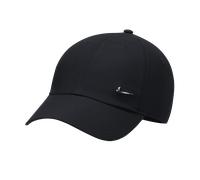 Nike, Dri-Fit Club, Hut Mit Visier, Schwarz/Metallisches Silber, M/L, Unisex Erwachsener