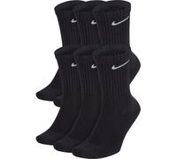 Nike Everyday Cushioned Crew Socks 6 Pack XL / Black