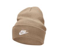 NIKE U NK PEAK BEANIE TC FUT L KHAKI/WHITE, -