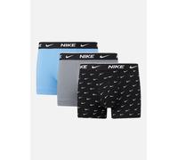 Nike Herren Everyday Cotton Stretch Trunks 3Pk, Swoosh Print/Grey/Uni. Blue, XS