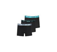 3er Pack NIKE Boxershorts Trunks Herren EXS - BLK light amry blue /dty cts/BLK wb S