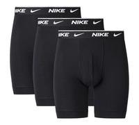Nike Underwear Herren Essential Boxer Brief Long 3er Pack - Längeres Bein, Anti-Reibung, Stabiler Sitz, Black, S