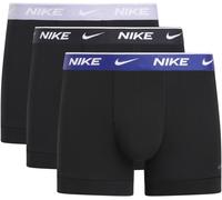 NIKE Underwear "TRUNK 3PK" Packung, 3er, 3 Stk. mit farbigem NIKE Logo-Elastikbund (95810943-L)