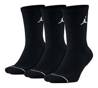 Nike Unisex 3 Pack Jordan Jumpman Crew Socken, Schwarz, XL EU