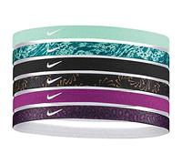 Nike Unisex 6 Pk Pr Stirnband, Mint Foam/Black/Vivid Purp, One Size