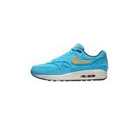 Nike Unisex Air Max 1 Premium Sneaker, Baltic Blue/Sesame-Gridiron-Sail, 40 EU