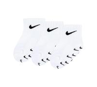 NIKE Unisex Baby 3pk Gripper Qtr Socken (1er Pack)