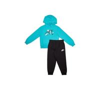 Nike Unisex Baby 66M692-023_18M B NSW OUTSIDE TL FT PANT SET, Schwarz, 18 mesi