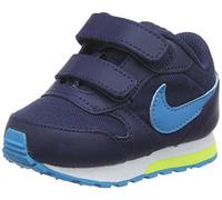 Nike Unisex-Baby MD Runner 2 (TDV) Sneaker, Midnight Navy/Laser Blue-Lemon Venom, 23.5 EU