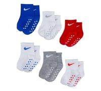 NIKE Unisex Baby Pop Color 6pk Ankle Grippr Socken (1er Pack)