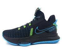 Nike Unisex Basketballschuhe Lebron Witness 5, Black/Lagoon Pulse-Green Strike, CQ9380-004, 42.5 EU