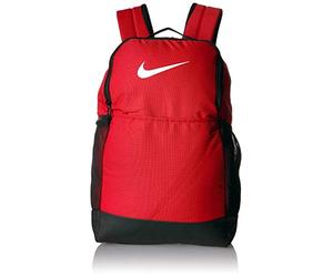 NIKE Unisex Brasilia Medium Rucksack-9.0 Tasche, Universitätsrot/Schwarz/Weiß, M
