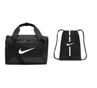 Nike Unisex - Erwachsene Brsla Tasche, Schwarz, Einheitsgröße XS EU & DA5435-010 Nike Academy Sports Backpack Unisex Adult Schwarz/Weiß 1SIZE