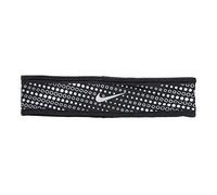 Nike Unisex - Erwachsene Dri-Fir Stirnband, Black/Black/Silver, One Size