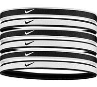 Nike Swoosh Sport Haarbänder 6er-Pack ONE-SIZE Weiß/Schwarz