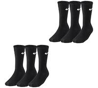 Nike Unisex - Erwachsene Value Cotton Crew-trainingssocken (3 Paar), Schwarz, XL EU
