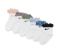 NIKE Unisex Kids NHN 6PK INF/Todd Ruffle Sock Blender, bunt, 2 años