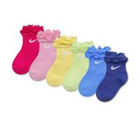 NIKE Unisex Kids NHN 6PK INF/Todd Ruffle Sock Blender, bunt, 2 años
