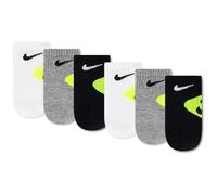 NIKE Unisex Kids NHN Infant 6PK Smiley ANK Blender, bunt, 2 años