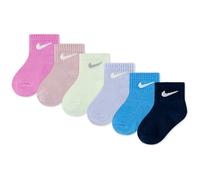 NIKE Unisex Kids NHN Swoosh 6PK Infant Ankle SO Blender, bunt, 2 años